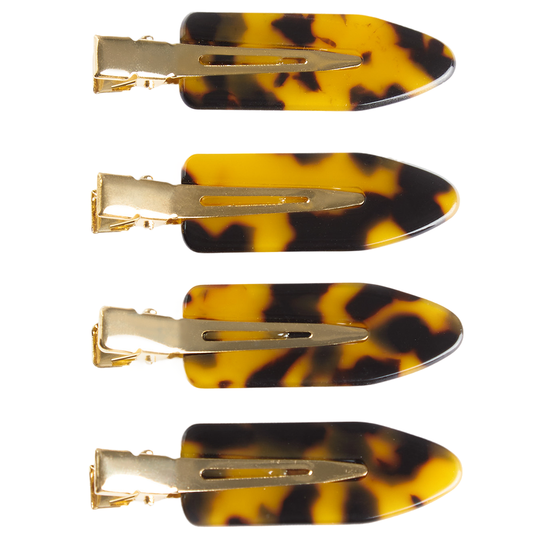 Rapunzel of Sweden Creaseless Clips Tortoiseshell 4 st