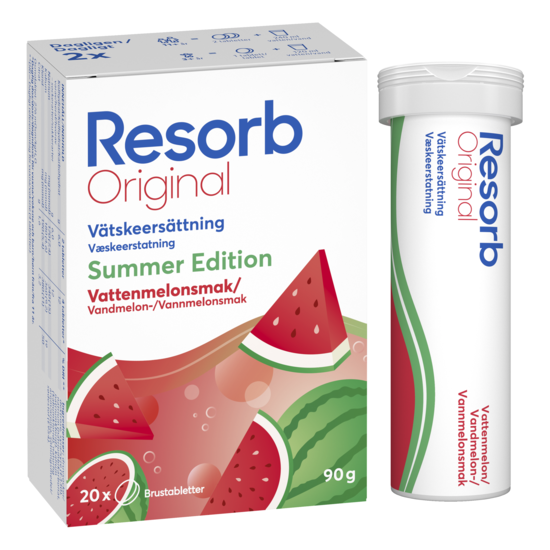 Resorb Original Summer Edition Vattenmelon 20 brustabletter