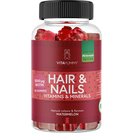 VitaYummy Hair & Nails Watermelon Summer Edition 60 gummies