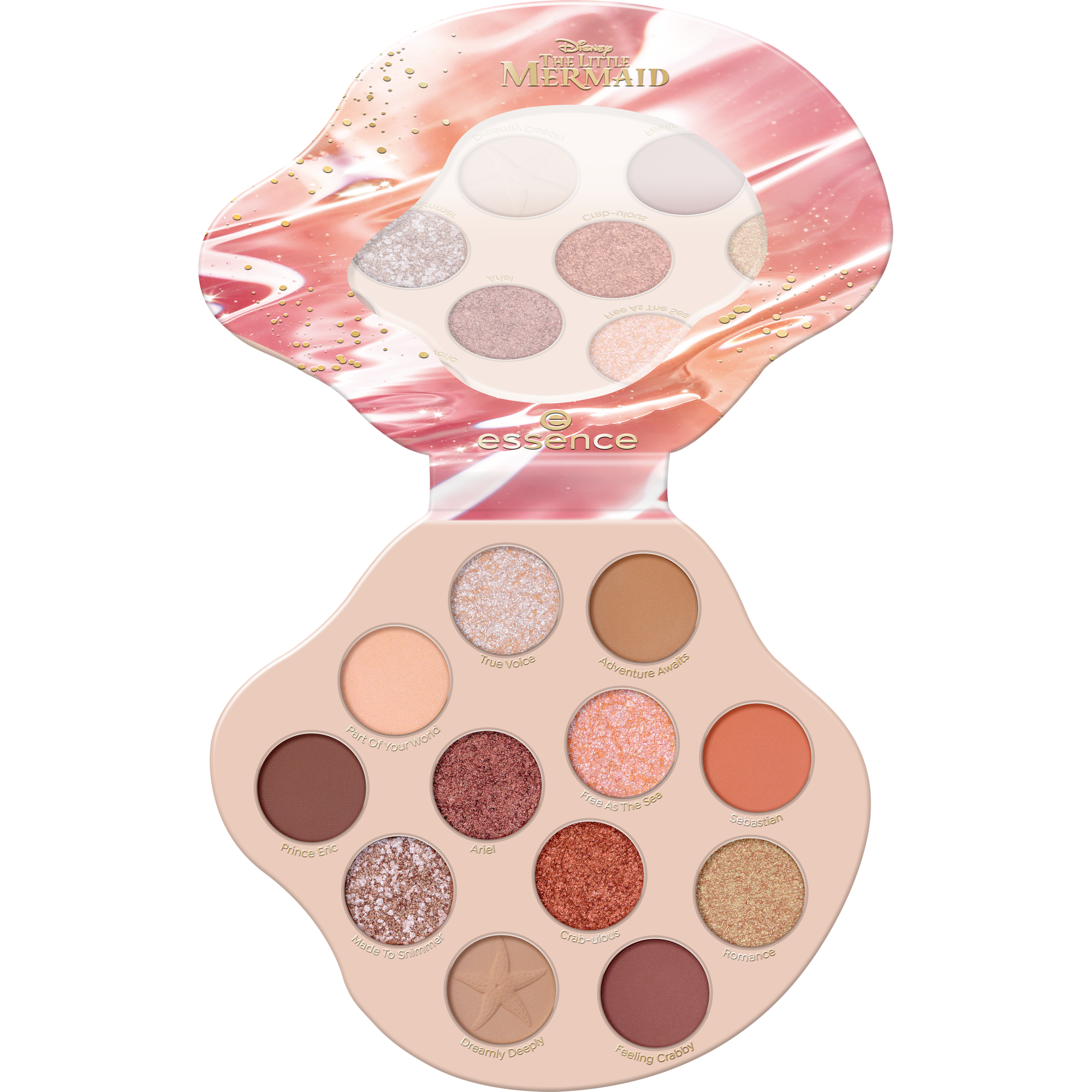 essence Disney The Little Mermaid Eyeshadow Palette 01
