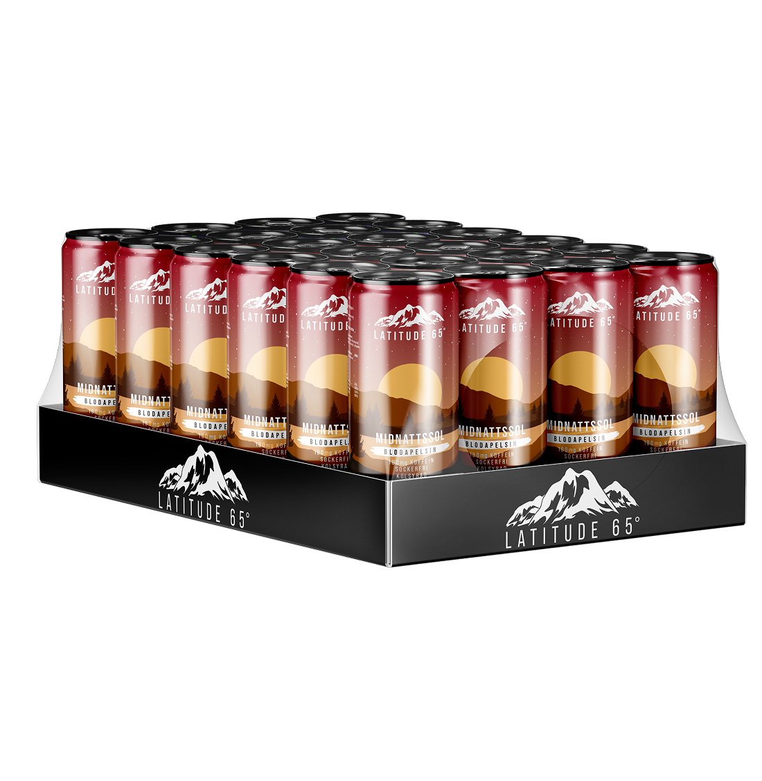 Latitude 65 Midnattsol Blodapelsin 24 x 330 ml
