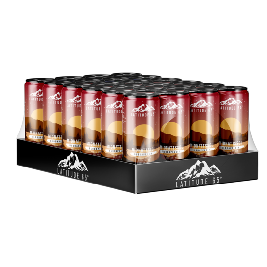 Latitude 65 Midnattsol Blodapelsin 24 x 330 ml