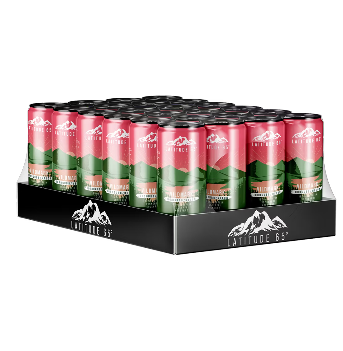 Latitude 65 Vildmark Jordgubb/Melon 24 x 330 ml