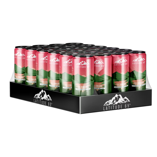 Latitude 65 Vildmark Jordgubb/Melon 24 x 330 ml