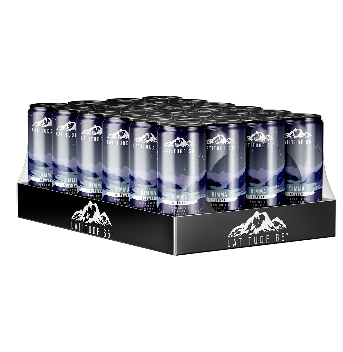 Latitude 65 Dimma Blåbär 24 x 330 ml