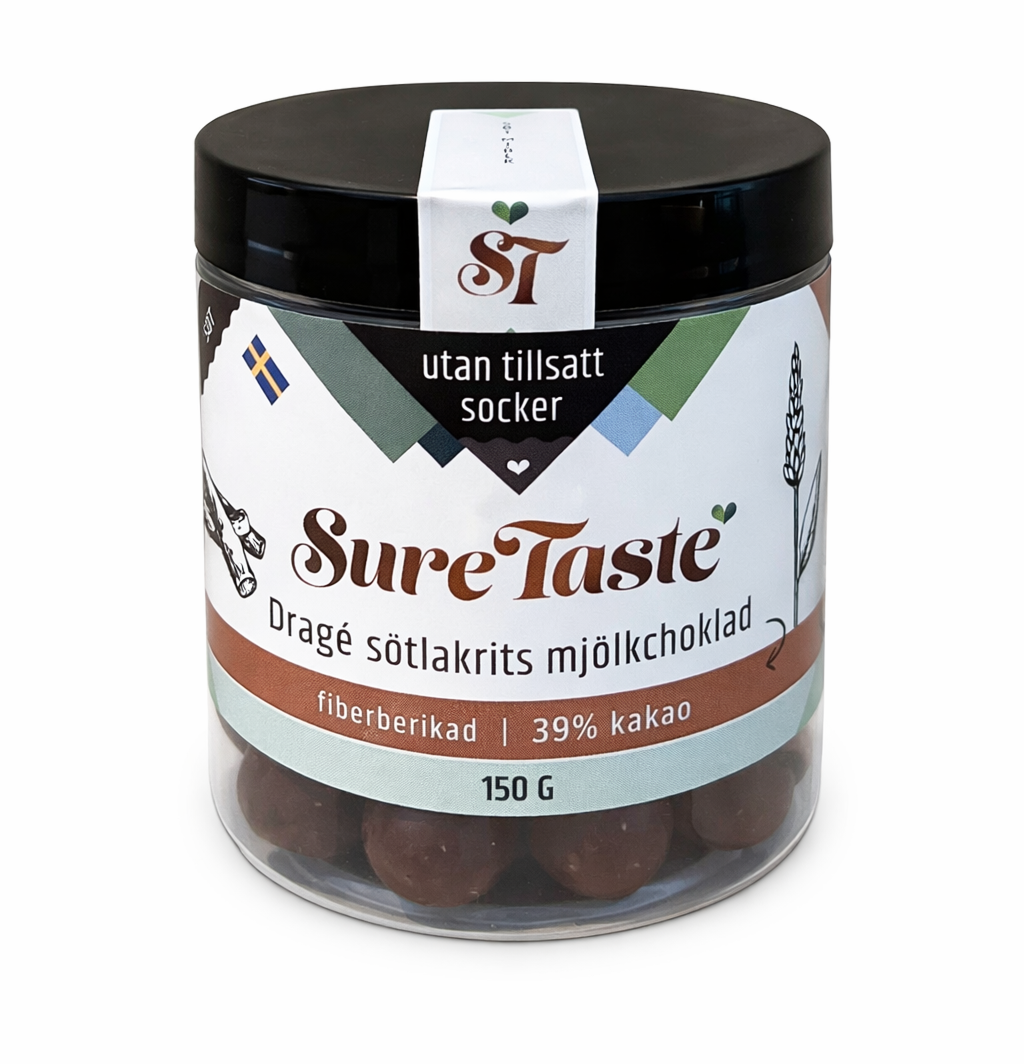 Sure Taste Sötlakrits Mjölk Choklad 150 g