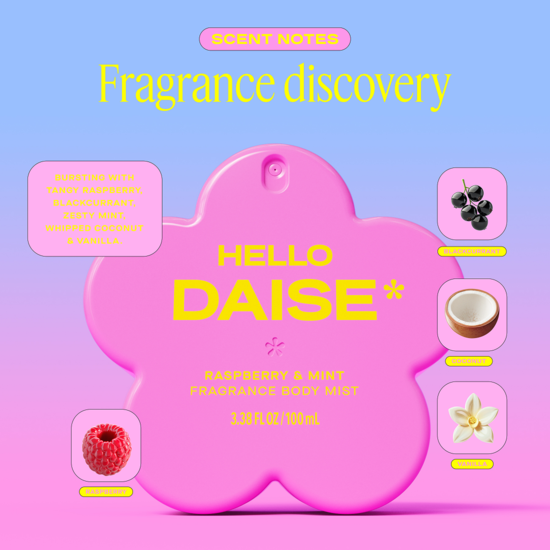 Daise Body Mist Raspberry & Mint 100 ml