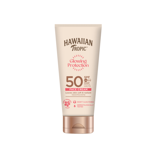 Hawaiian Tropic Glowing Protection Face Cream SPF50 50 ml