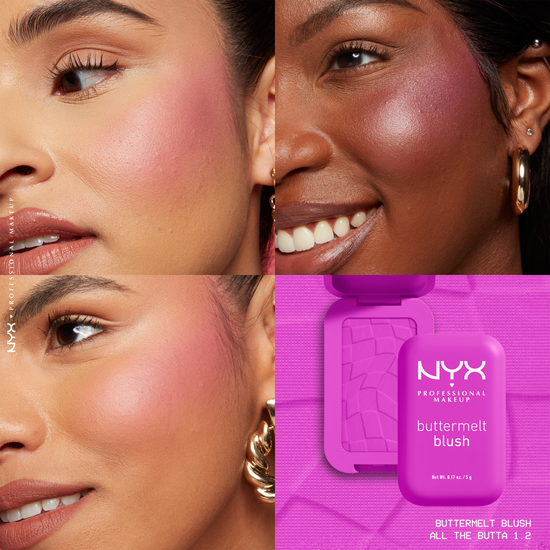 NYX Professional Makeup Buttermelt Blush 12 All The Butta 5 g