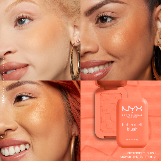 NYX Professional Makeup Buttermelt Blush 03 Sooner The Butta 5 g