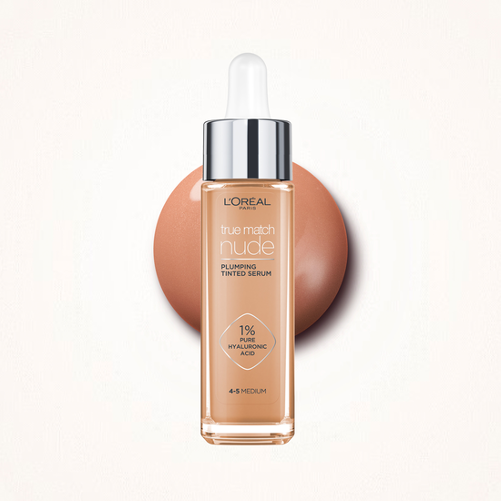 L'Oreal Paris True Match Nude Plumping Tinted Serum 4-5 Medium 30 ml