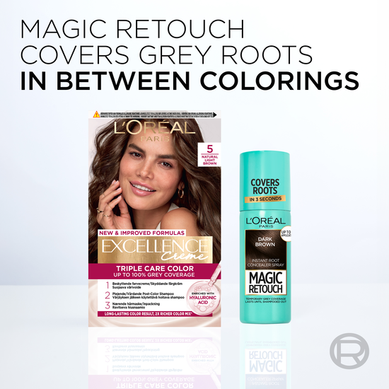 L'Oréal Paris Magic Retouch Direktverkande Hårfärg 1 Black 75 ml