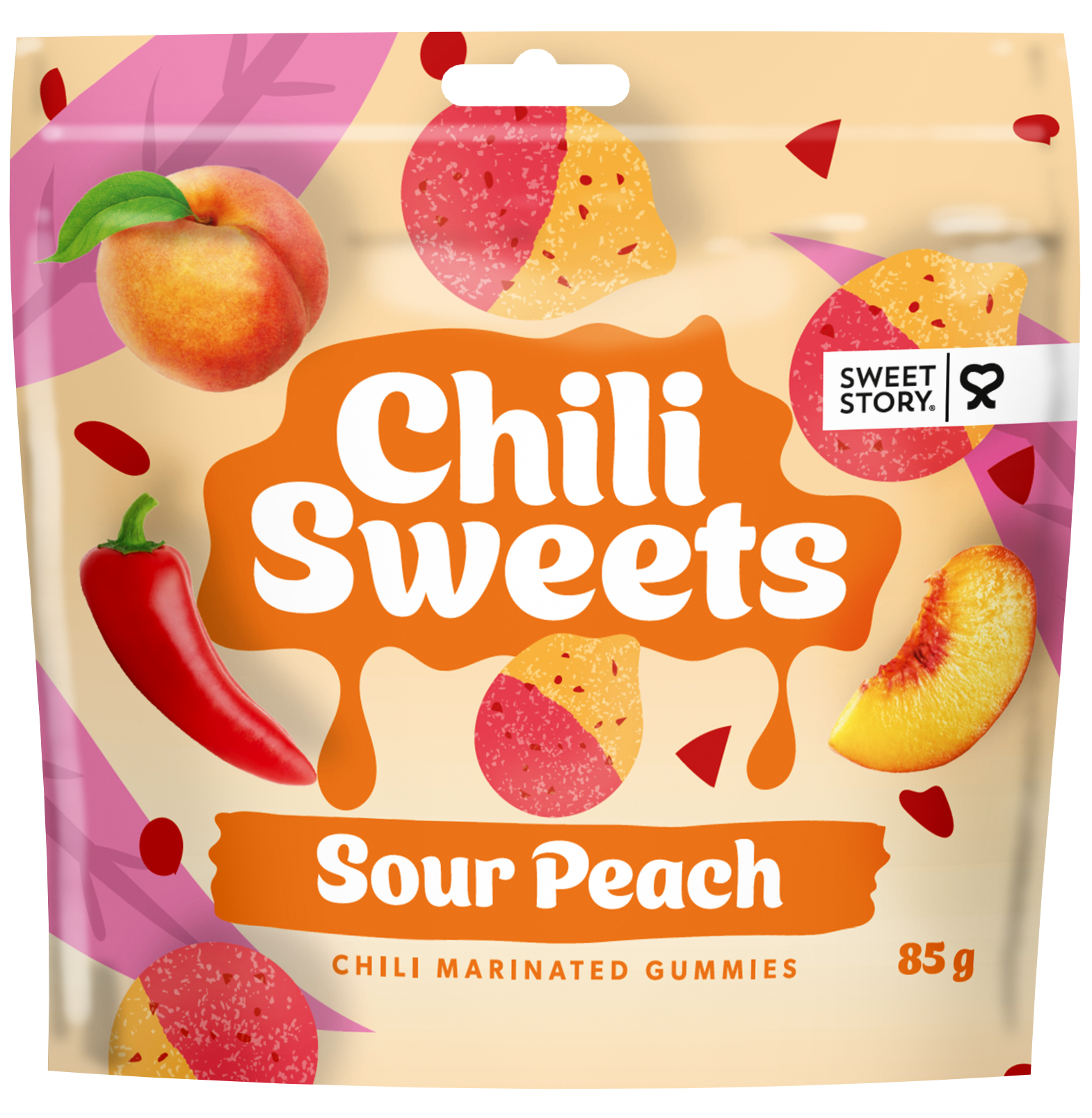 Sweet Story Chili Sweets Sour Peach 85 g