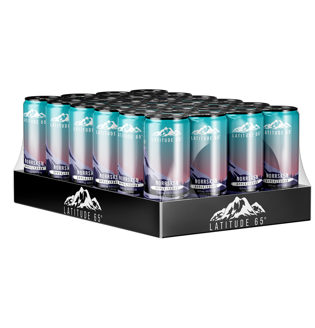 Latitude 65 Norrsken Äpple/Päron 24 x 330 ml