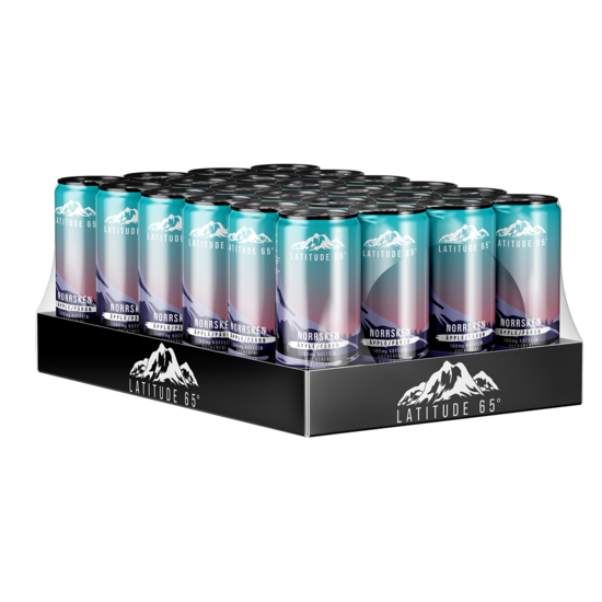 Latitude 65 Norrsken Äpple/Päron 24 x 330 ml