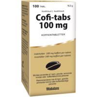 Vitabalans Cofi-tabs Koffeintabletter 100 mg 100 tabletter