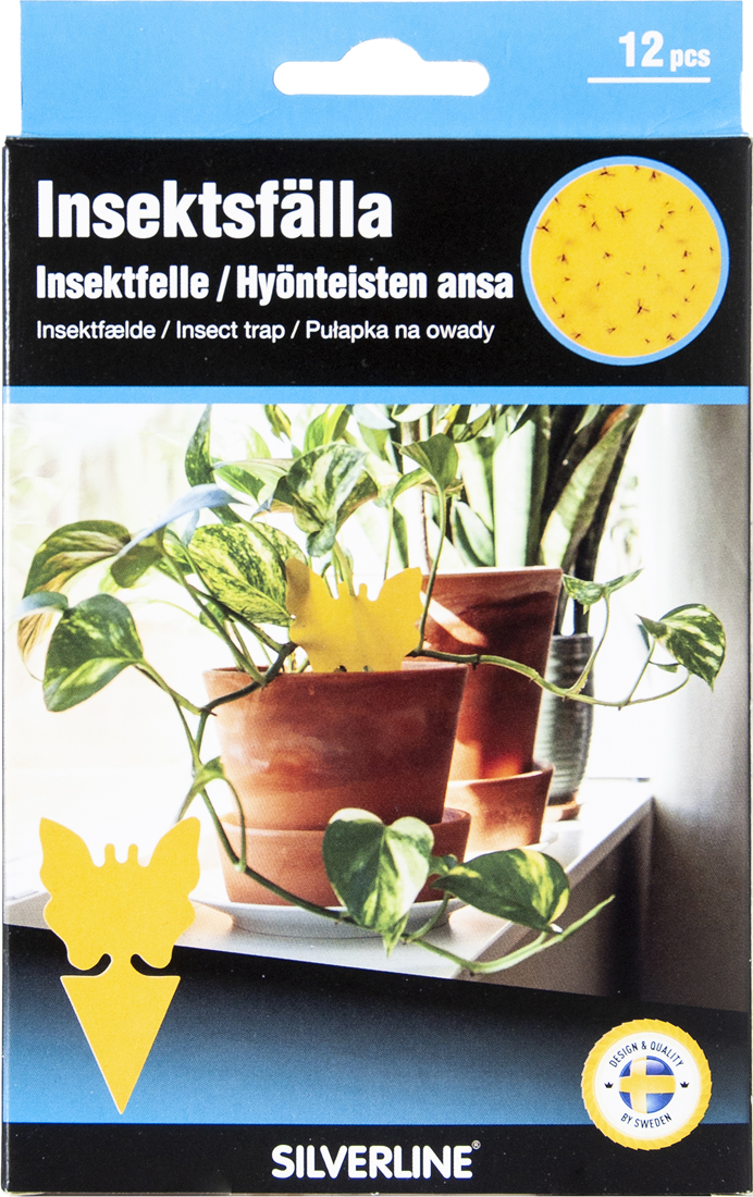 Silverline Insektsfälla Krukväxt Limfjäril 12 st