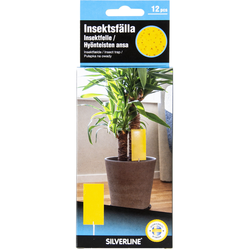 Silverline Insektsfälla Krukväxt Limark 12 st