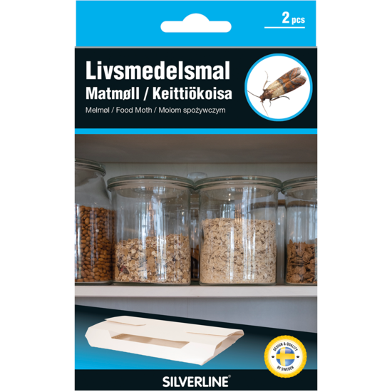 Silverline Livsmedelsmalfälla 2 st