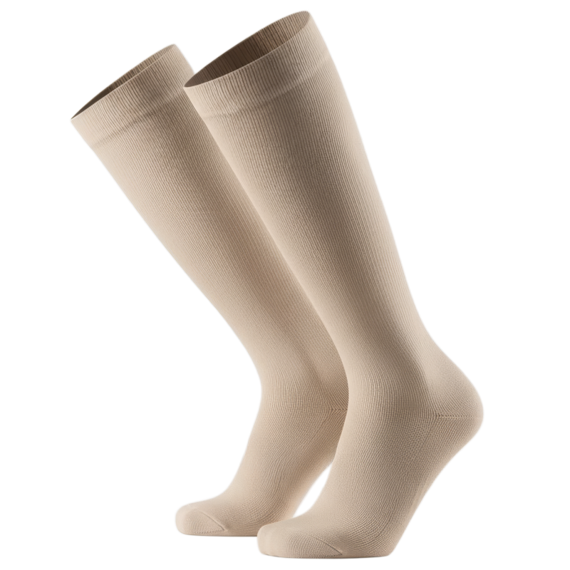 Trust Care Microfiber Compression Socks Beige S