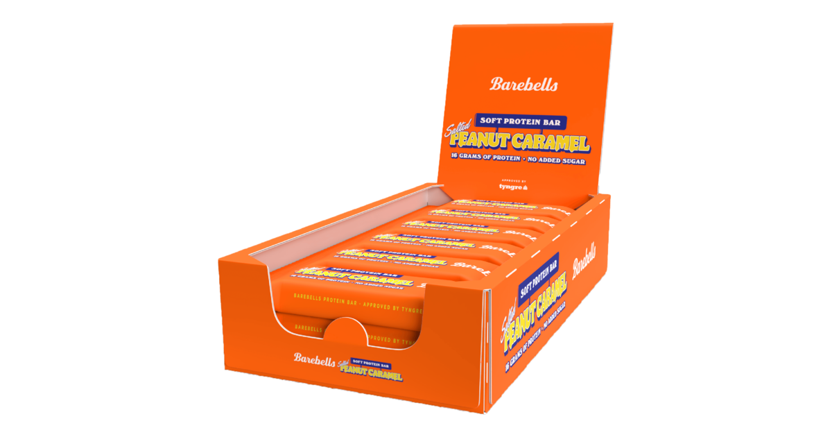 Köp Barebells Soft Bar Salted Peanut Caramel 55 g 12-pack - på MEDS.se