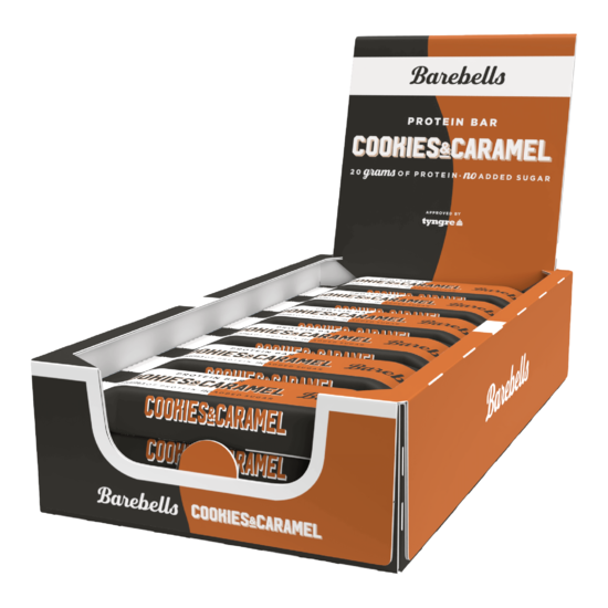 Barebells Bar Cookies & Caramel 55 g 12-pack