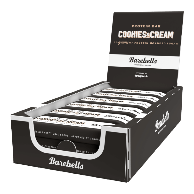 Barebells Protein Bar Cookies & Cream 55 g 12-pack