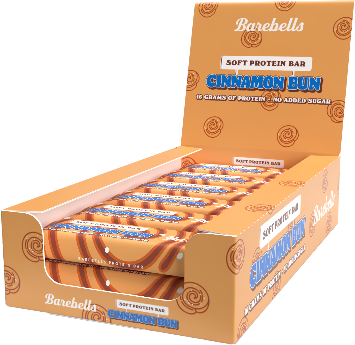 Barebells Soft Protein Bar Cinnamon Bun 55 g 12-pack