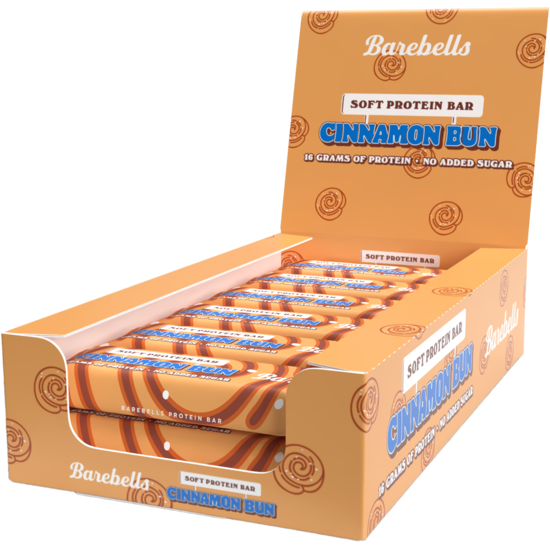 Barebells Soft Protein Bar Cinnamon Bun 55 g 12-pack