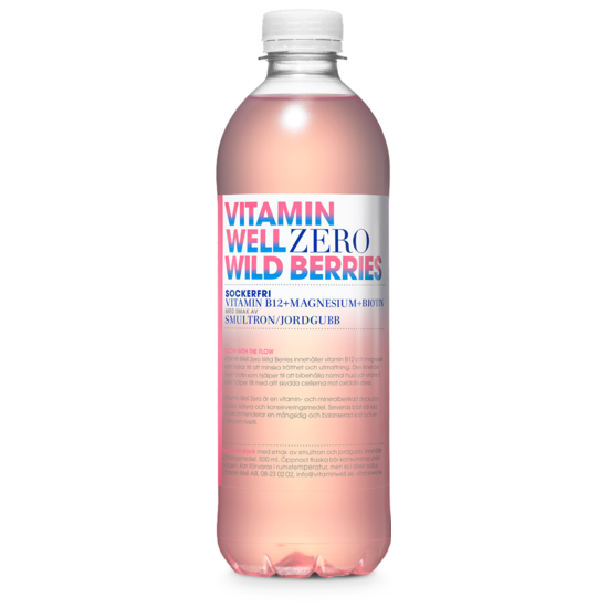 Vitamin Well Zero Wild Berries 500 ml