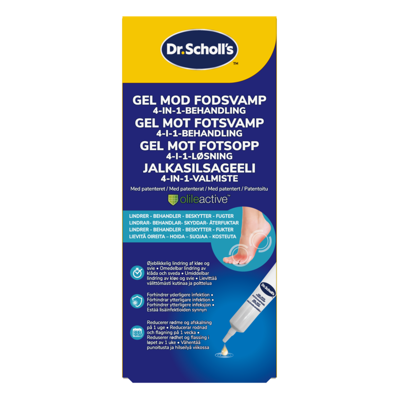 Dr. Scholl's Gel mot Fotsvamp 4-in-1