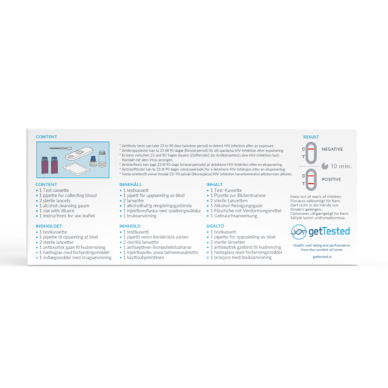 GetTested HIV Test (Självtest)