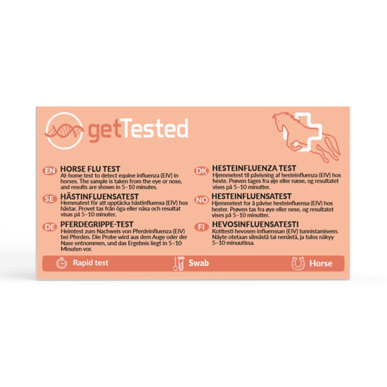 GetTested Hästinfluensatest