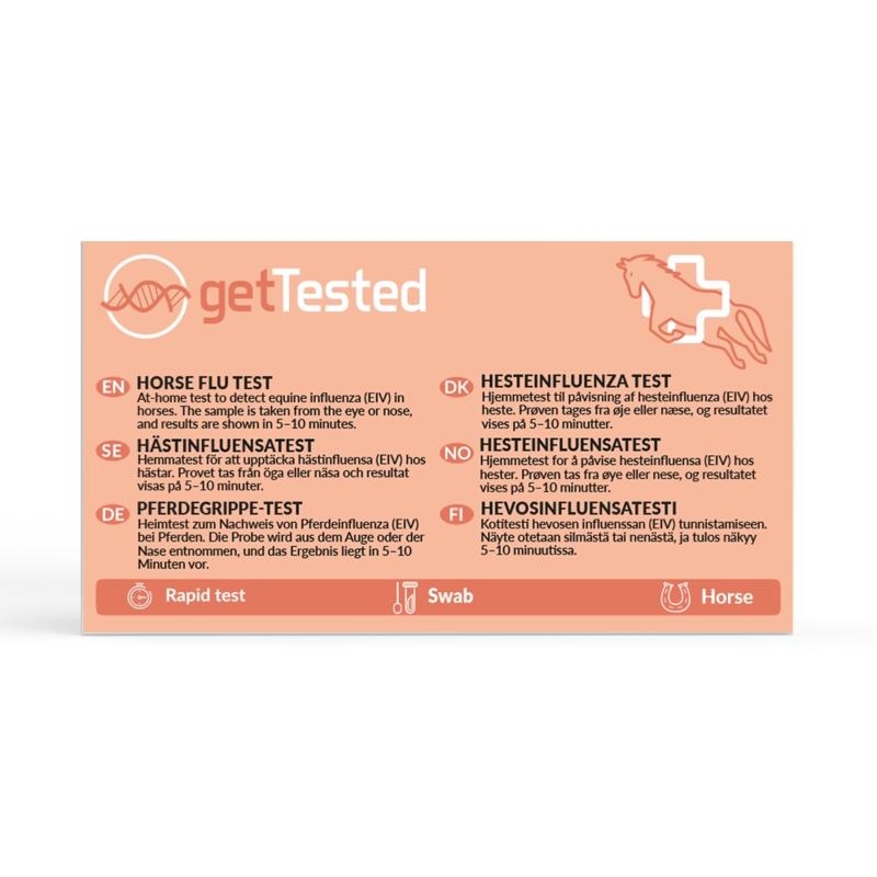 GetTested Hästinfluensatest