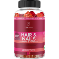 VitaYummy Hair & Nails Mix Raspberry & Peach 110 gummies