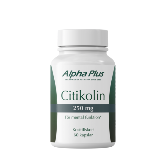Alpha Plus Citikolin 250 mg 60 kapslar