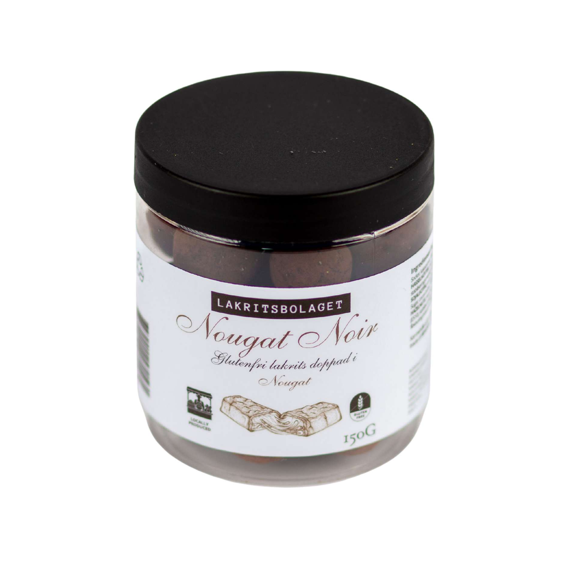 Lakritsbolaget Nougat Noir 150 g