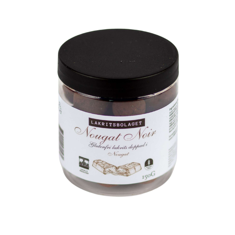 Lakritsbolaget Nougat Noir 150 g