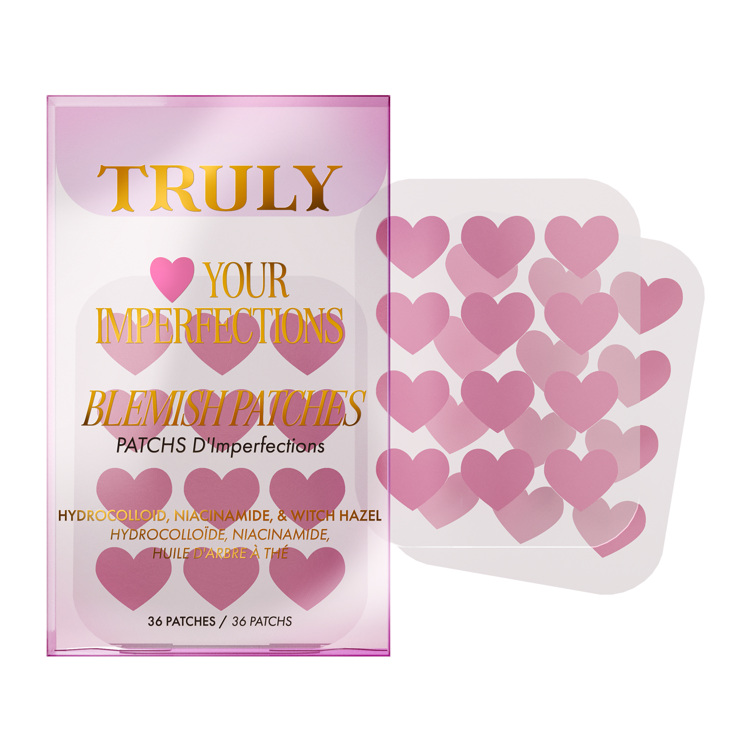 Truly Blemish Patches Hearts 36 st