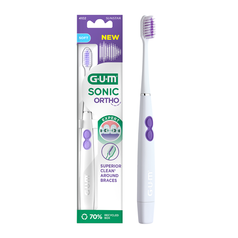 Köp 2 få 15% | GUM Sonic Ortho Tandborste Mjuk 1 st