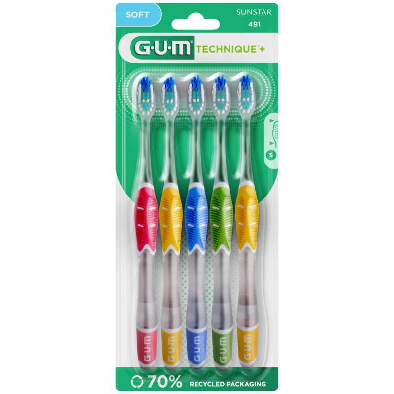 Köp 2 få 15% | GUM Technique+ Soft 5 st