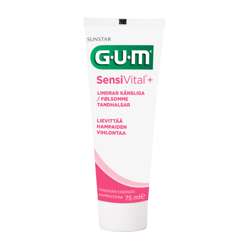 Köp 2 få 15% | GUM SensiVital+ tandkräm 75 ml
