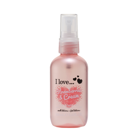 I LOVE Body Spritzer Strawberries Cream 100 ml 