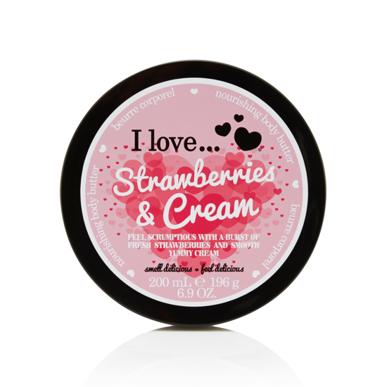 I LOVE Body Butter Strawberries & Cream 200 ml 