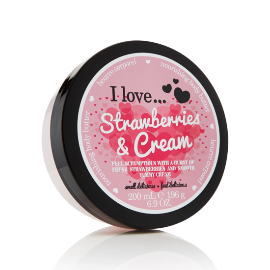 I LOVE Body Butter Strawberries & Cream 200 ml 