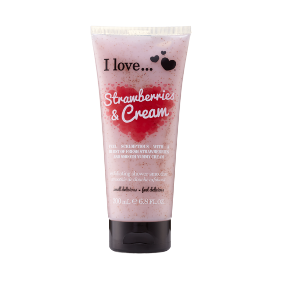 I LOVE Exfoliating Shower Smoothie Strawberries Cream 200 ml 