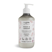 I LOVE Naturals Hand & Body Lotion Rose & Argan 500 ml