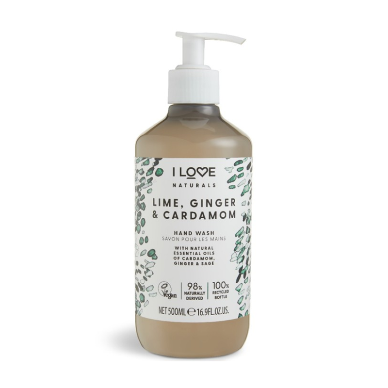 I LOVE Naturals Hand Wash Lime Ginger & Cardamon 500 ml