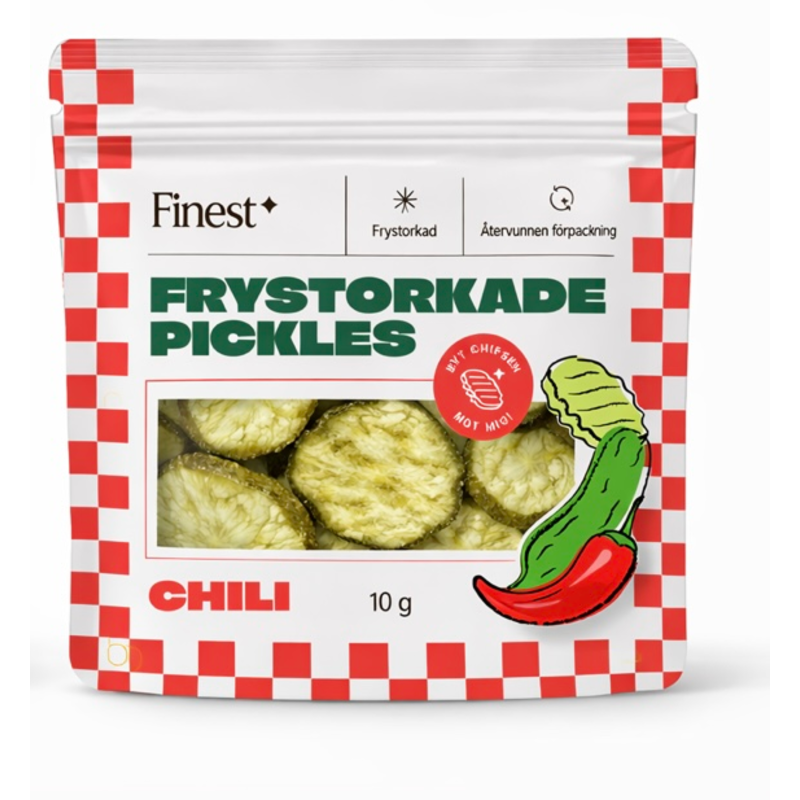 Finest Seasoning Frystorkade Pickles Chili 10 g