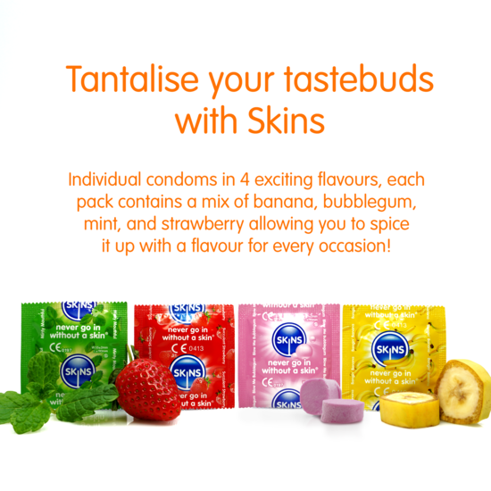 Skins Kondomer med Smak 16-pack